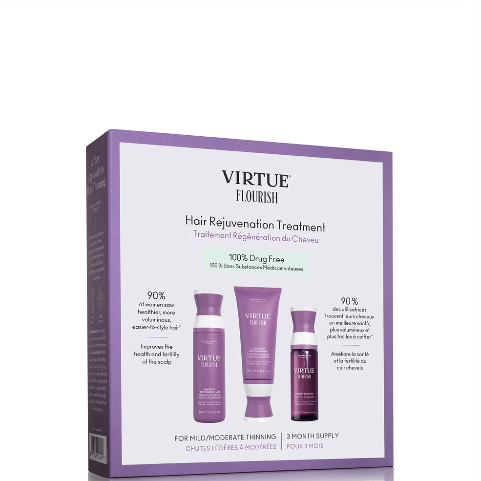 VIRTUE Flourish Hair Rejuvenation Treatment (3 Month Supply) Image 1