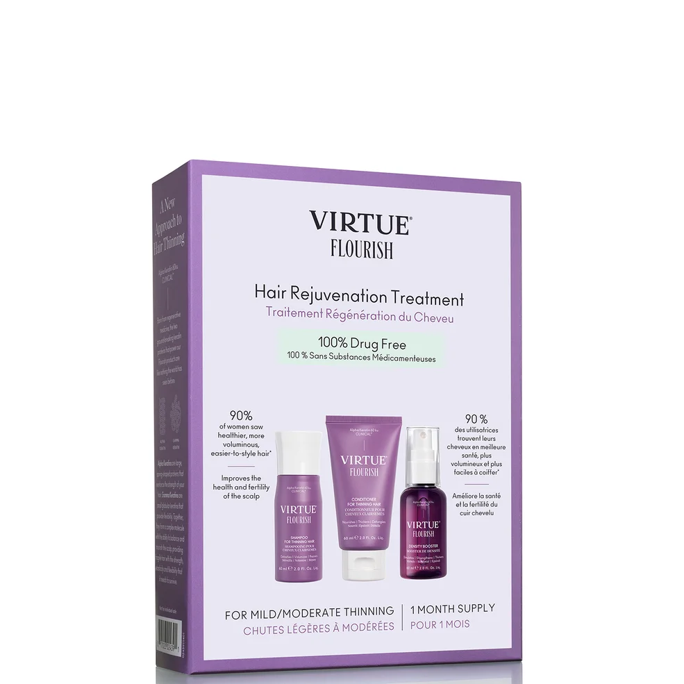 VIRTUE Flourish Hair Rejuvenation Treatment (1 Month Supply) 180ml Image 1