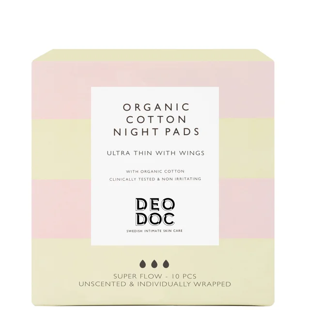 DeoDoc Organic Cotton Night Pads