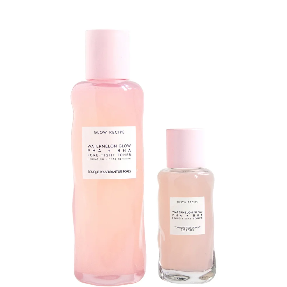 Glow Recipe Watermelon Glow PHA + BHA Pore-Tight Toner Home & Away Kit ...