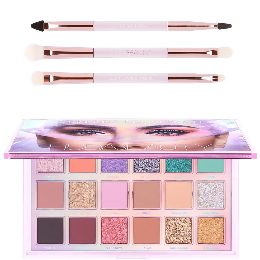 Huda Beauty Mercury Retrograde Four Piece Press Kit (Worth £92.00) Image 1