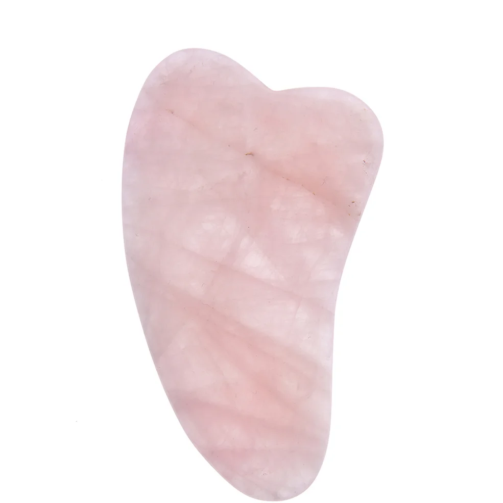 White Lotus Rose Quartz Gua Sha Image 1