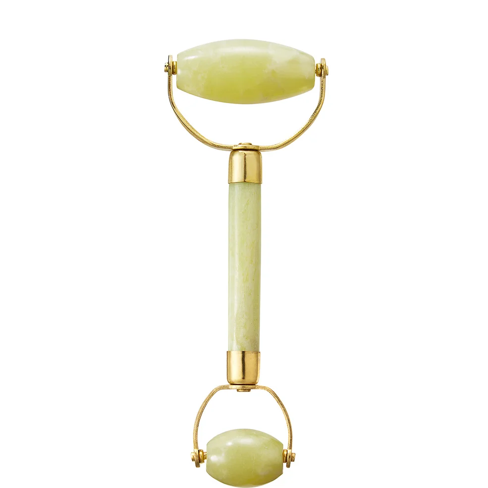 White Lotus A Grade Jade Facial Roller (Double) Image 1