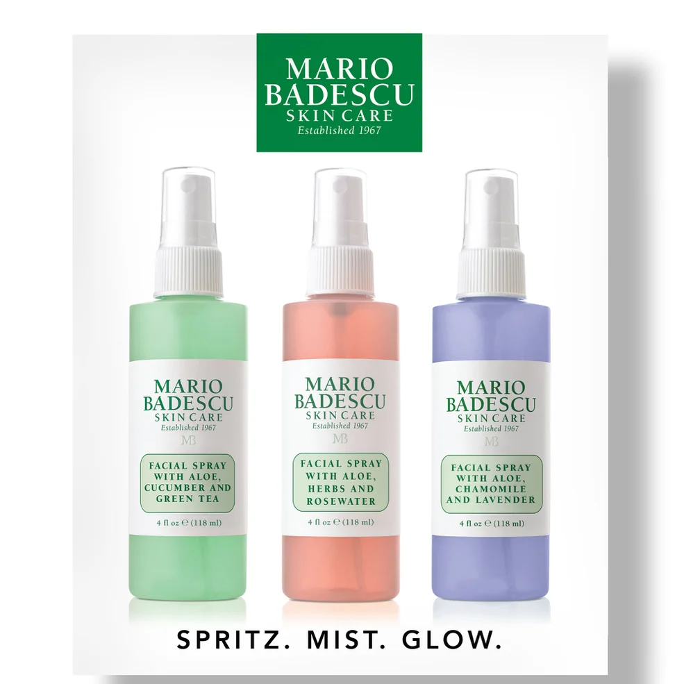 Mario Badescu Spritz. Mist. Glow. (Worth £34.50) Image 1