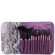 Morphe 12 Piece Purple Brush Set in Snakeskin Case (693)