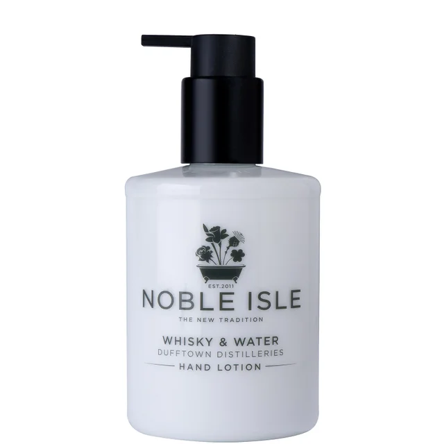 Noble Isle Whisky & Water Hand Lotion