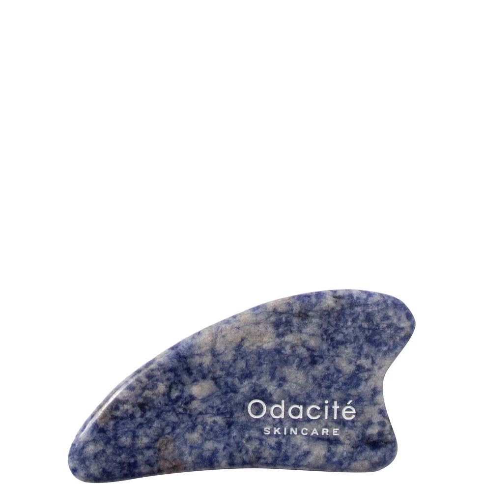 Odacité Crystal Contour Gua Sha - Blue Sodalite Image 1