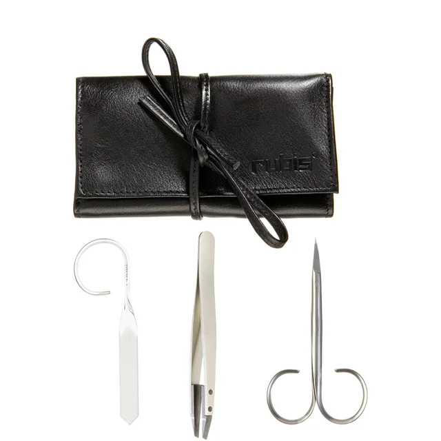 Rubis Manicure Tweezer Leather Wallet Set