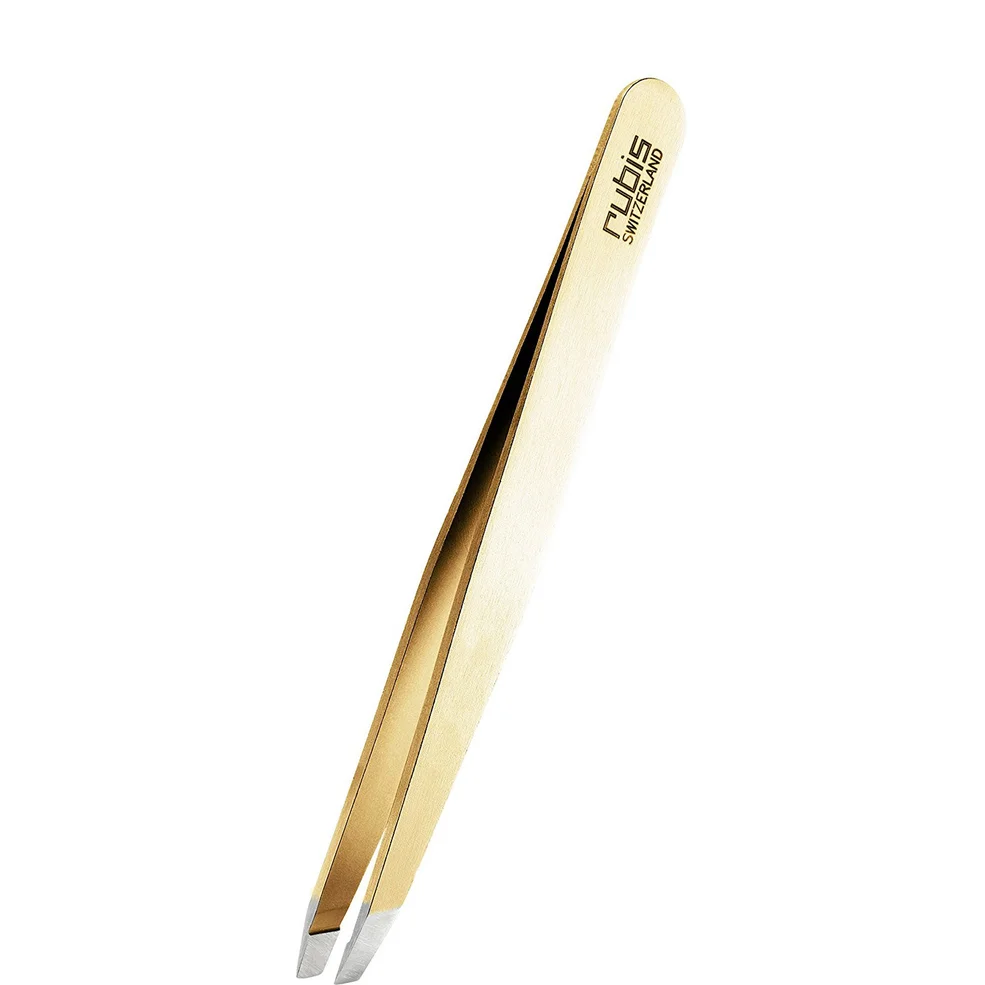 Rubis Gold Classic Slant Tweezer Image 1