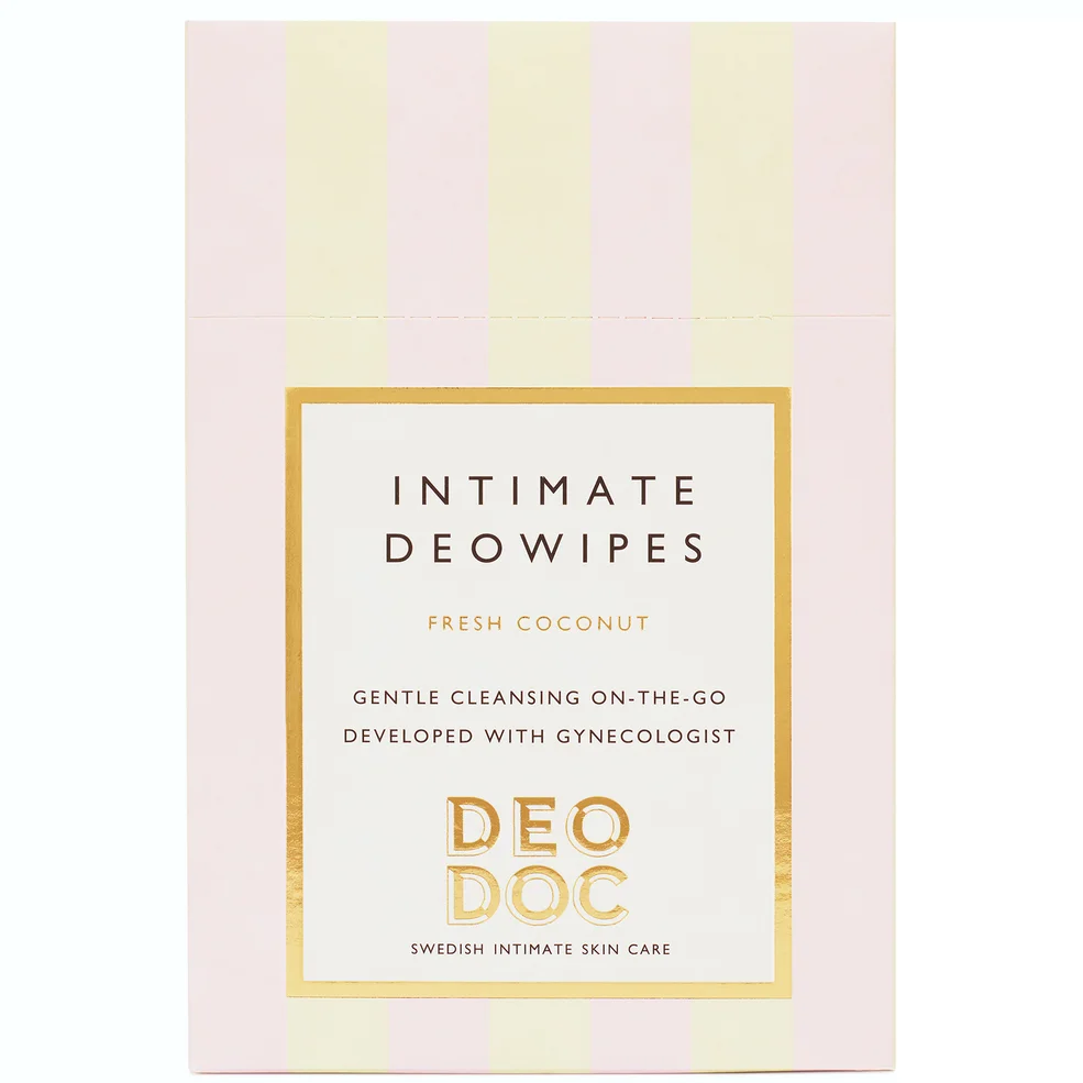 DeoDoc Intimate Deowipes Fresh Coconut Image 1