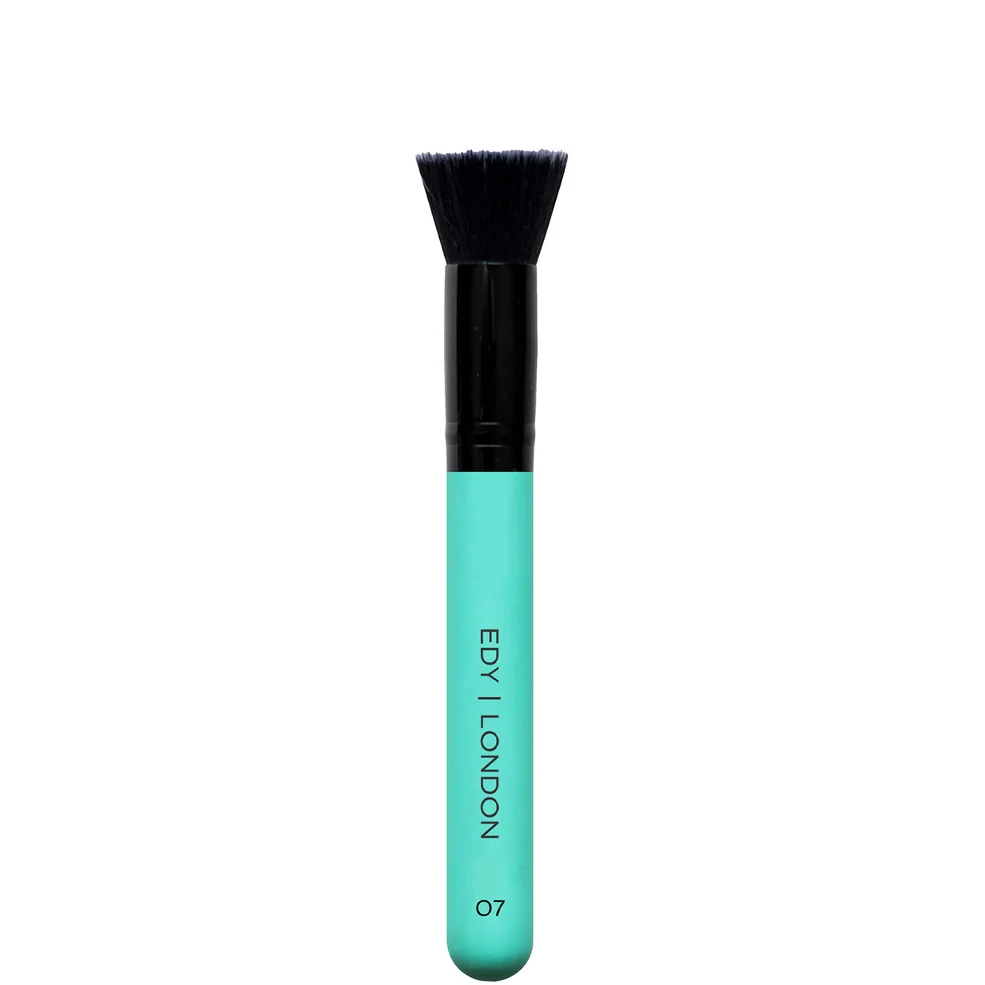 EDY LONDON Buffing Foundation Brush 07 Turquoise Image 1