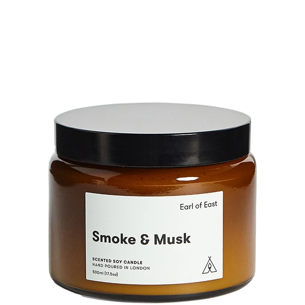 Earl of East Soy Wax Candle-Smoke & Musk 500ml Image 1