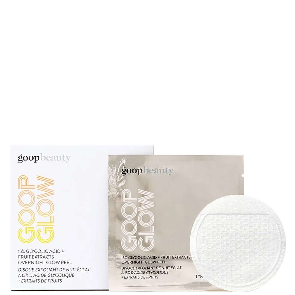 goop 15% Glycolic Acid Overnight Glow Peel 12 Pack Image 1