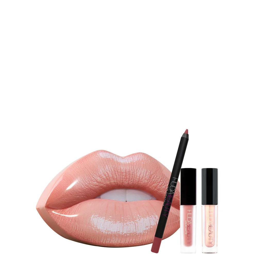 Huda Beauty Contour and Strobe Lip Set Image 1