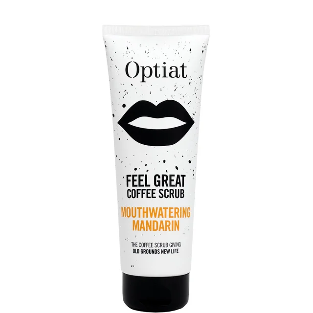 Optiat Feel Great Mouthwatering Mandarin Coffee Scrub