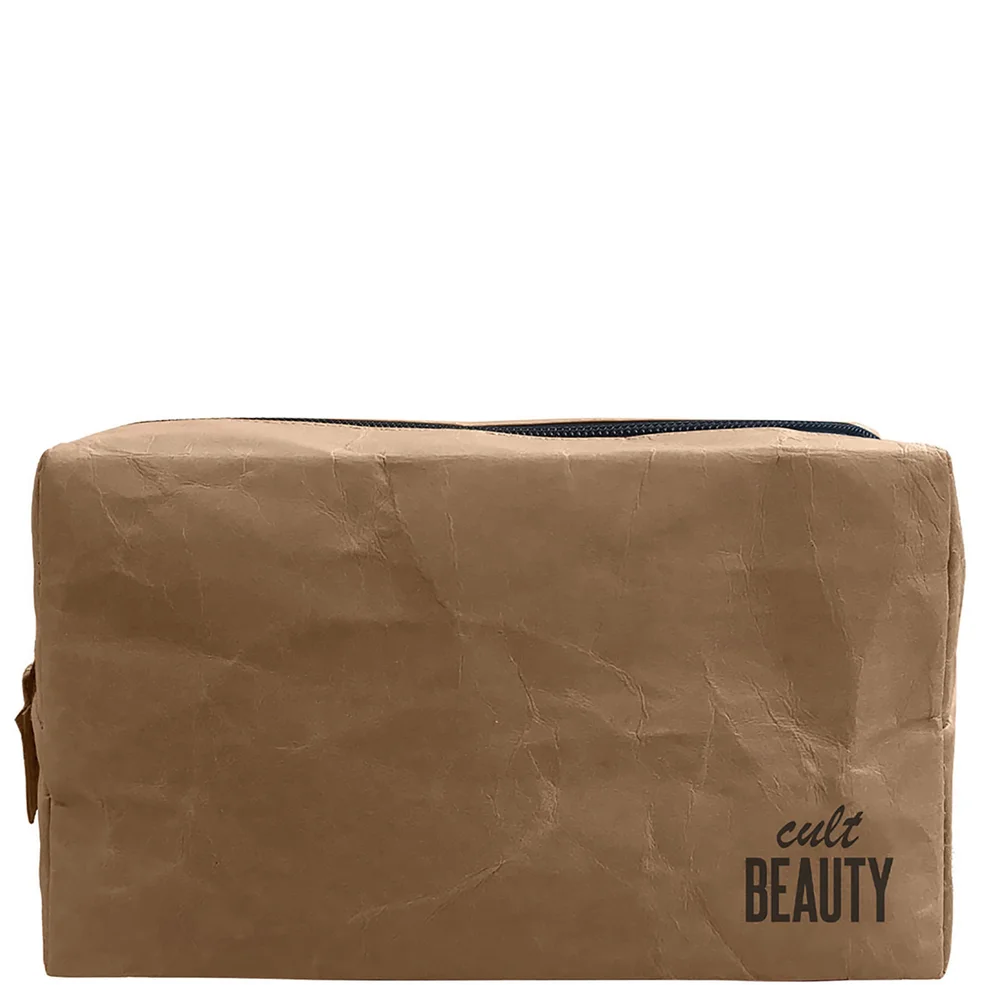 Cult Beauty Kraft Paper Make Up Bag Image 1