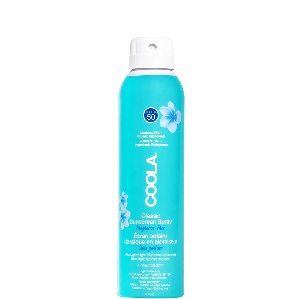 COOLA Classic Sunscreen Spray SPF30 Fragrance Free Image 1