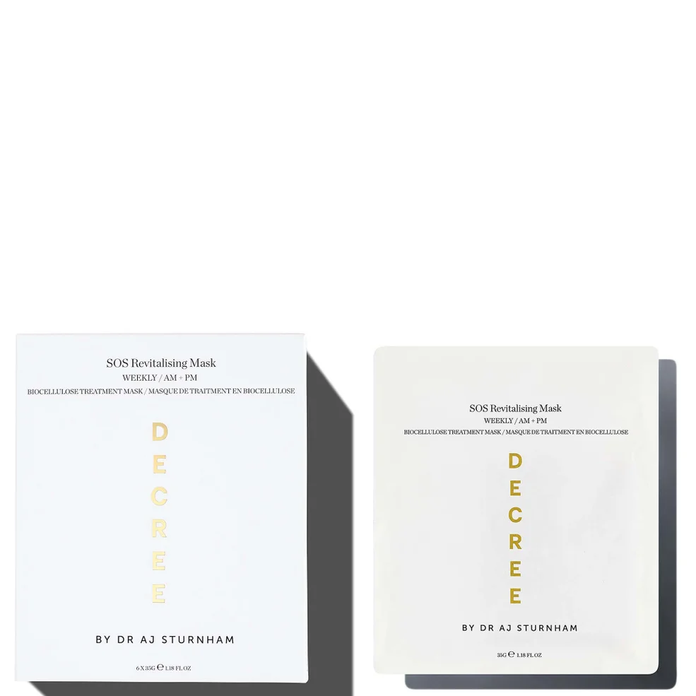 Decree SOS Revitalising Mask 6 x masks Image 1