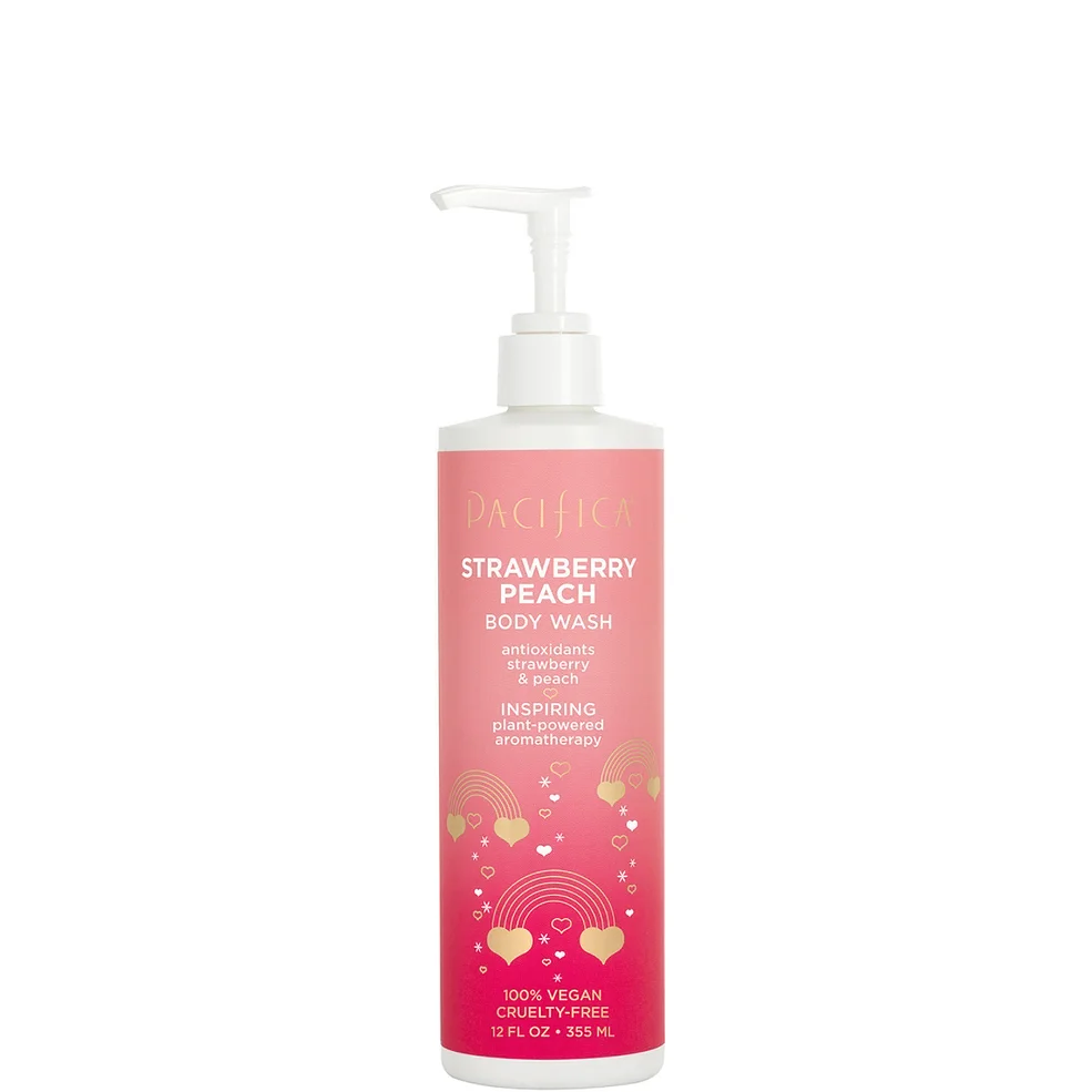 Pacifica Strawberry Peach Body Wash Image 1