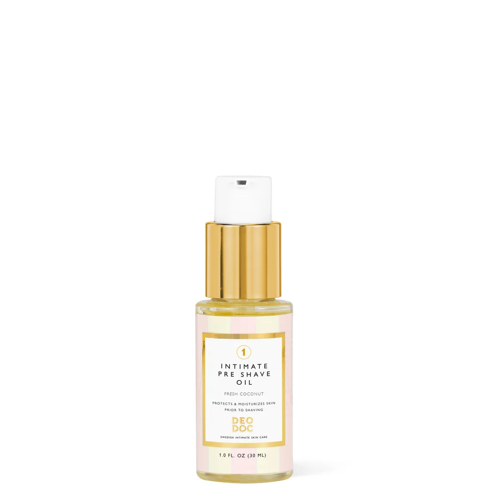 DeoDoc Intimate Pre Shave Oil - Fresh Coconut Image 1