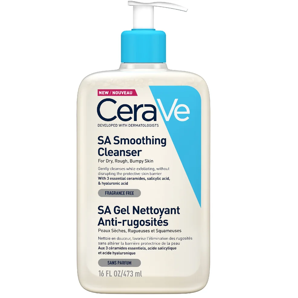 CeraVe SA Smoothing Cleanser with Salicylic Acid for Dry, Rough & Bumpy Skin 473ml Image 1