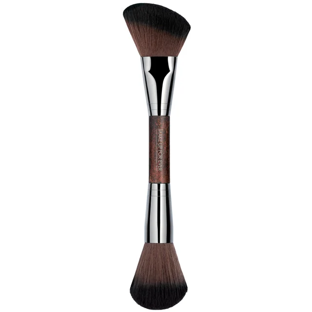 MAKE UP FOR EVER #158 Double-Ended Sculpting Brush - Blush and Highlighter -