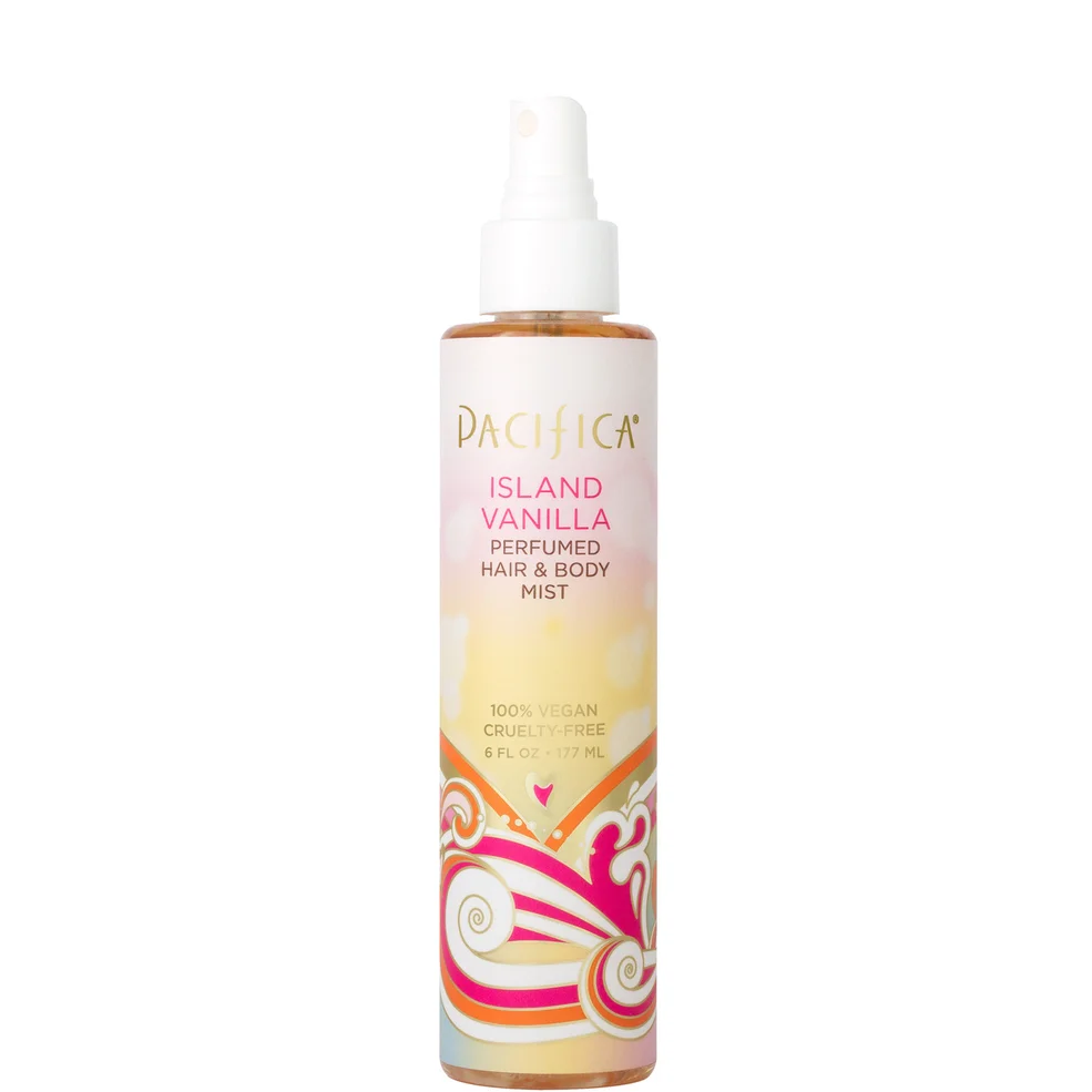 Pacifica Island Vanilla Perfumed Hair and Body Mist 177ml Image 1