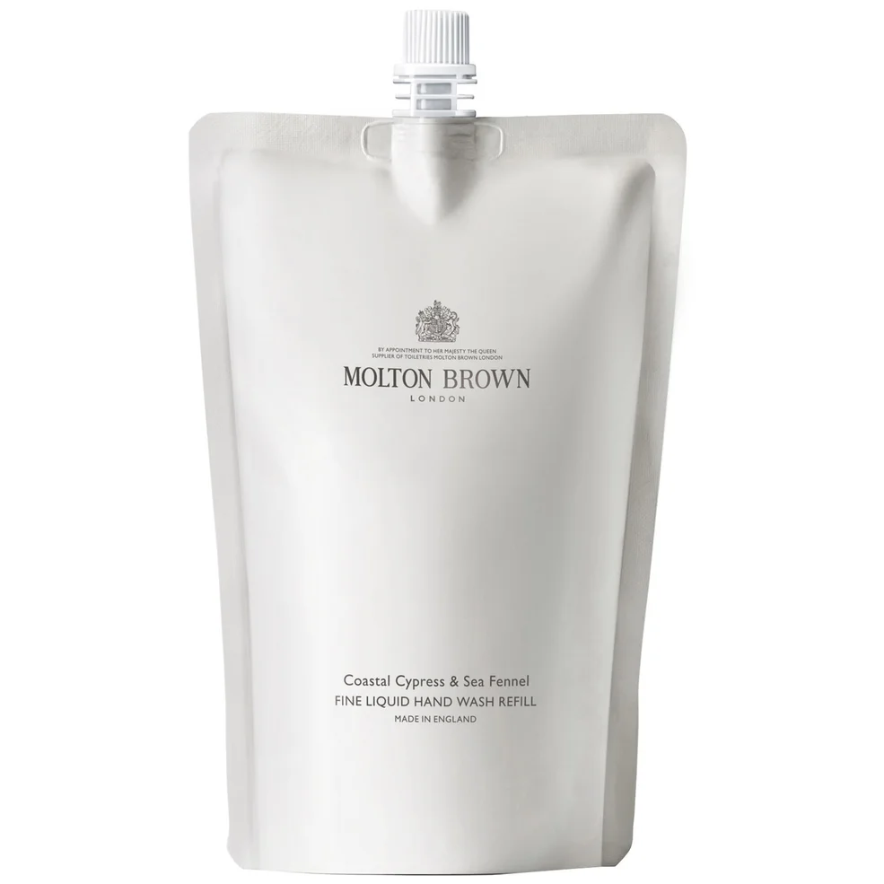 Molton Brown Coastal Cypress and Sea Fennel Fine Liquid Hand Wash Refill 400ml Image 1