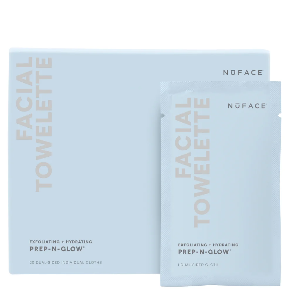 NuFACE Prep-N-Glow Facial Towelette (20 Pack) Image 1