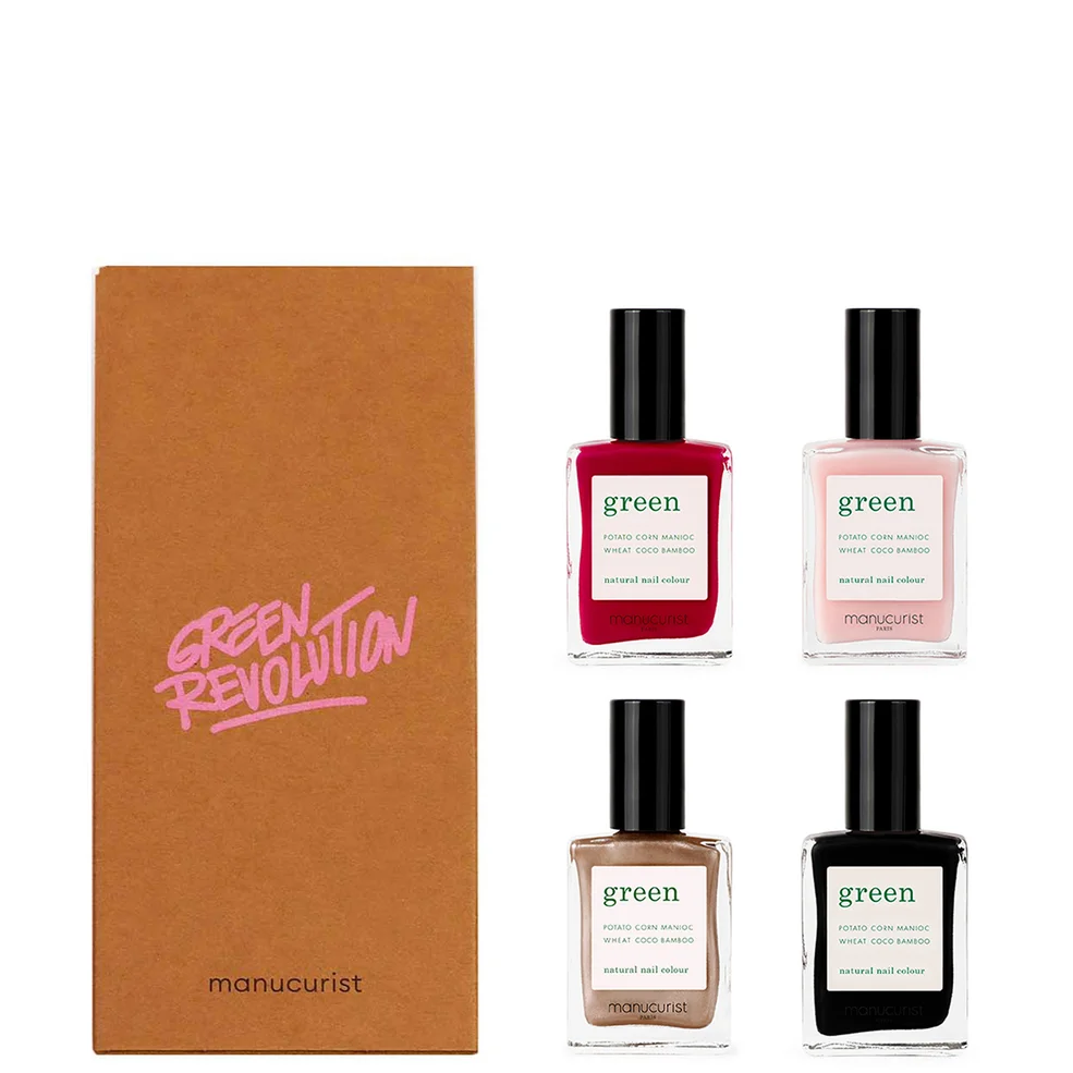 Manucurist Green Flash Quad - Licorice Bronzé Pomegranate Hortensia 60ml Image 1