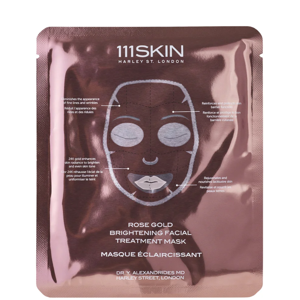 111SKIN Rose Gold Brightening Facial Treatment Mask - Single 6ml Image 1