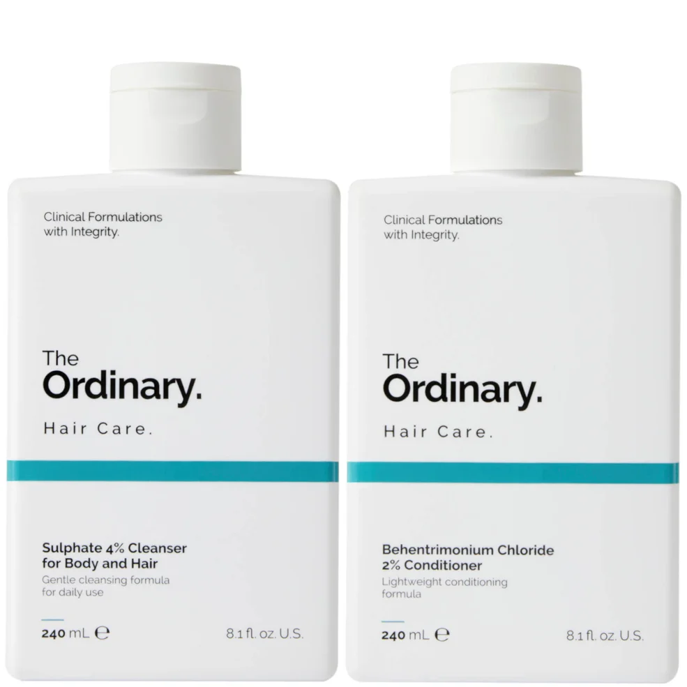 The Ordinary Sulphate Cleanser and Behentrimonium Chloride Conditioner Duo Image 1