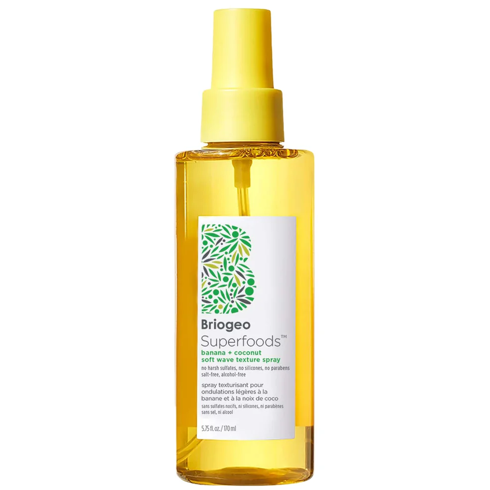 Briogeo Superfoods Banana and Coconut Soft Wave Texture Spray 170ml Image 1
