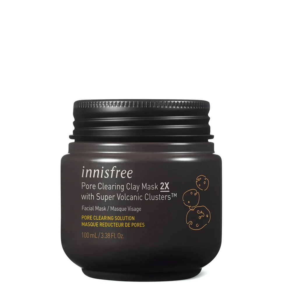 INNISFREE Pore Clearing Clay Mask 2X with Super Volcanic Clusters 100ml Image 1