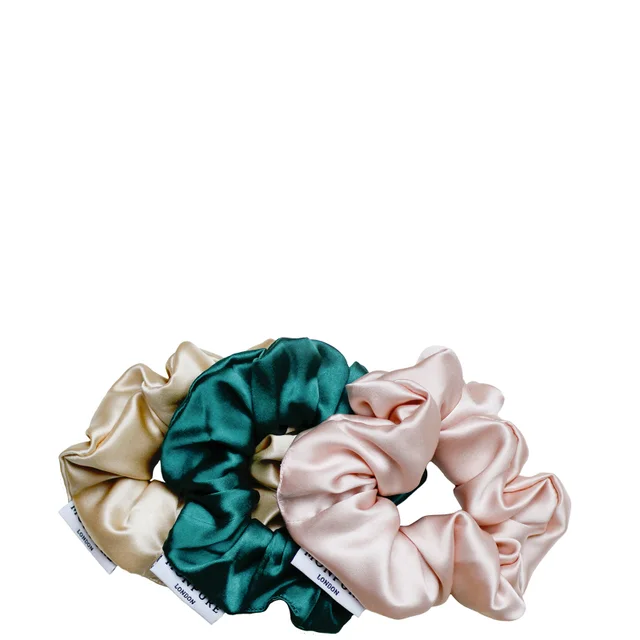 MONPURE London Style and Protect Silk Scrunchie Trio 27g