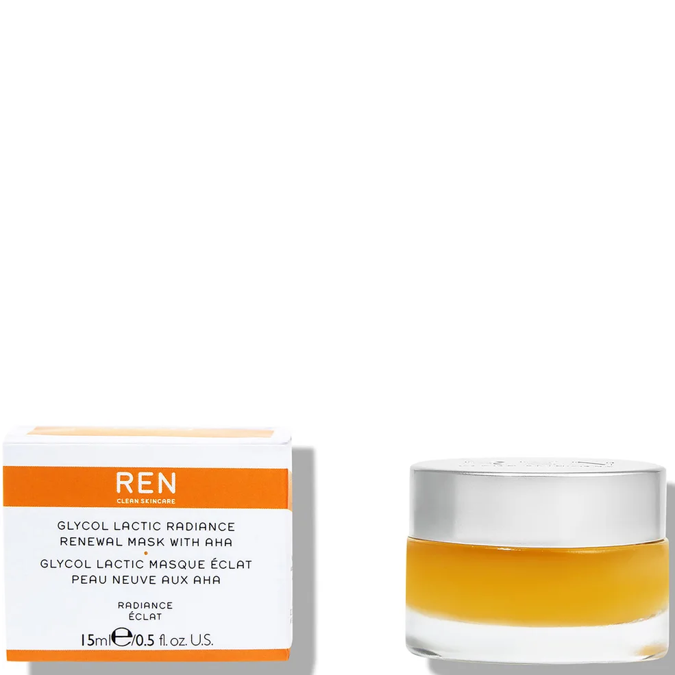 REN Clean Skincare Glycol Lactic Radiance Renewal Mask 15ml Image 1