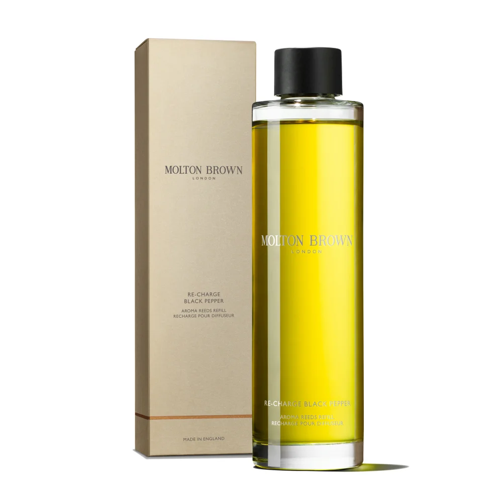 Molton Brown Re-Charge Black Pepper Aroma Reeds Refill 150ml Image 1
