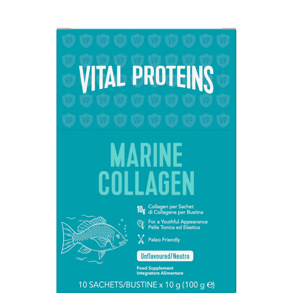 Vital Proteins Marine Collagen 10 Stick Pack Box - Unflavoured (UK) Image 1