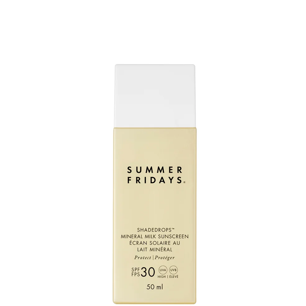 SUMMER FRIDAYS ShadeDrops Broad Spectrum SPF 30 Mineral Milk Sunscreen 50ml Image 1