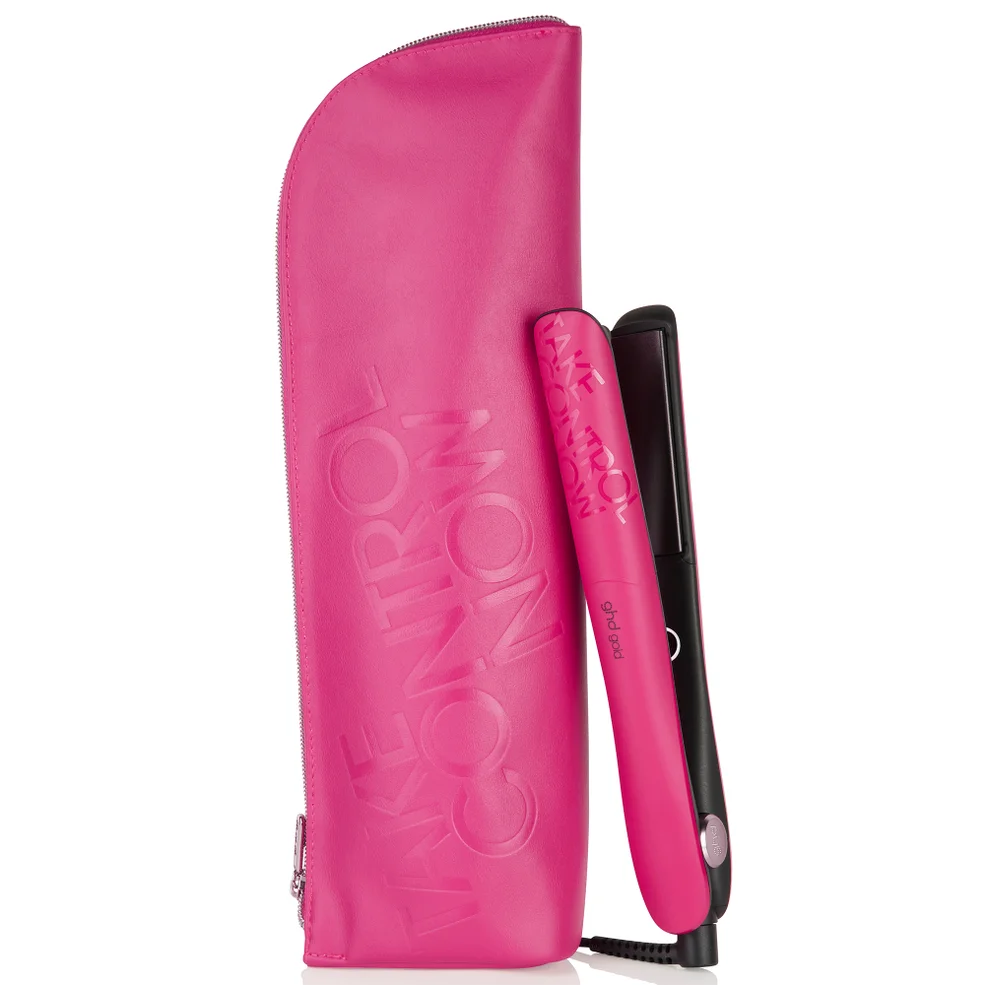 ghd Gold Hair Straightener – Pink Charity Edition Image 1