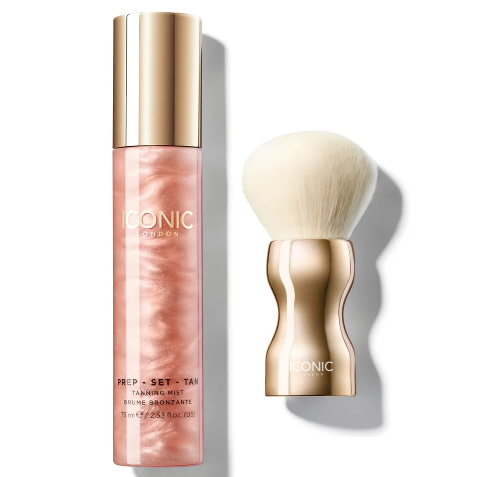 ICONIC London Tan and Brush Bundle (Various Shades) Image 1