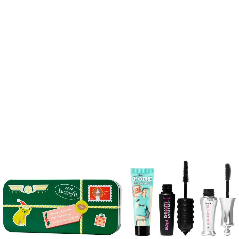 benefit Merry Mini Mail Eyebrow Gel, Mascara and Primer Gift Set (Worth £39.00) Image 1