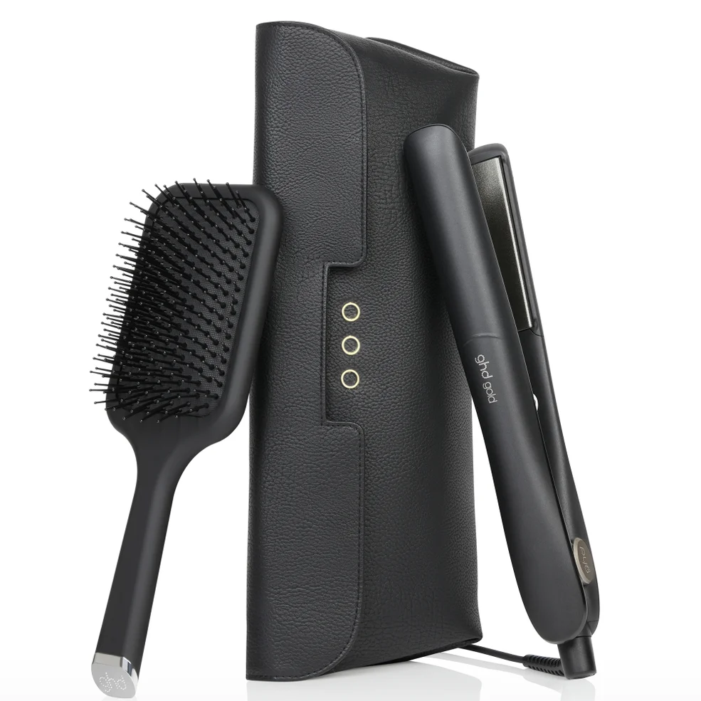 ghd Gold Hair Straightener Gift Set Image 1