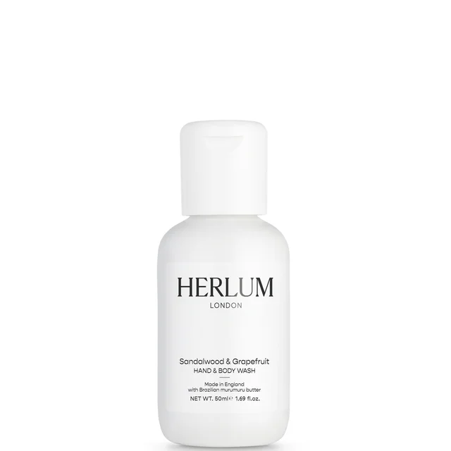Herlum Hand and Body Wash Sandalwood and Grapefruit 50ml