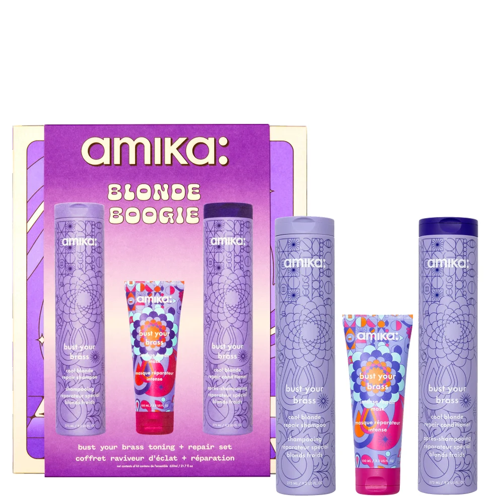 Amika Blonde Boogie Bust Your Brass Toning and Repair Set Image 1