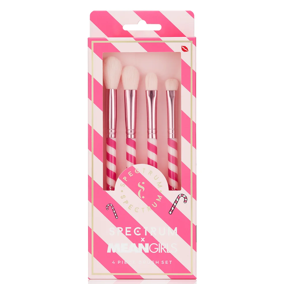Spectrum Mean Girls Candy Cane "You Go Glen Coco" Brush Set Image 1