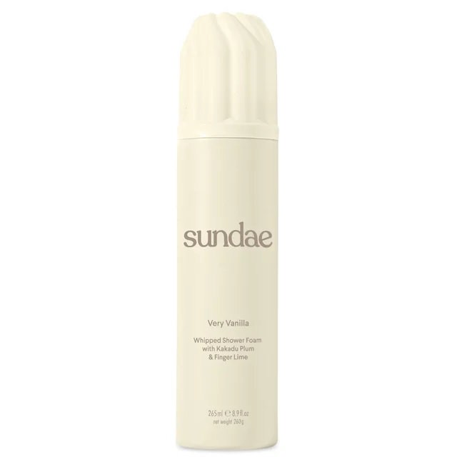 SUNDAE Very Vanilla Whipped Shower Foam 260ml