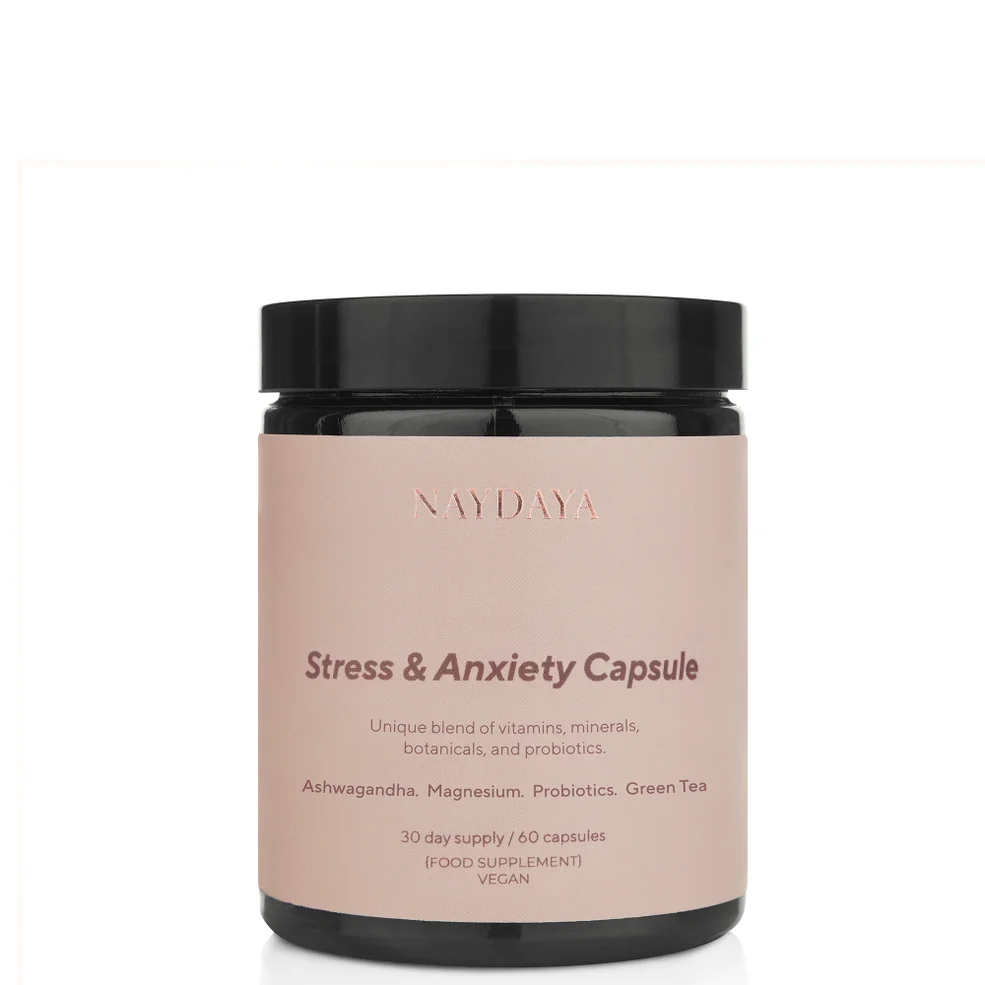 NAYDAYA Stress and Anxiety Capsule 180ml Image 1