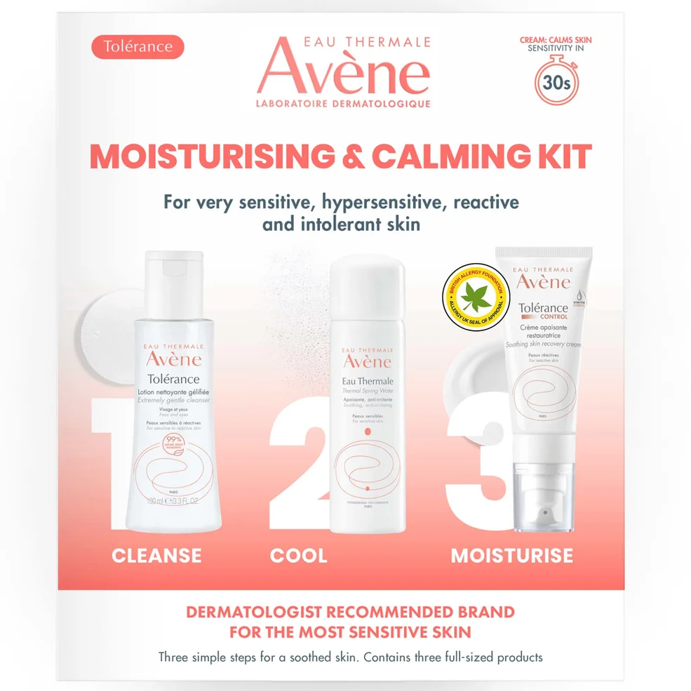 Avène Moisturising And Calming 3-Step Routine For Very Sensitive Skin Image 1