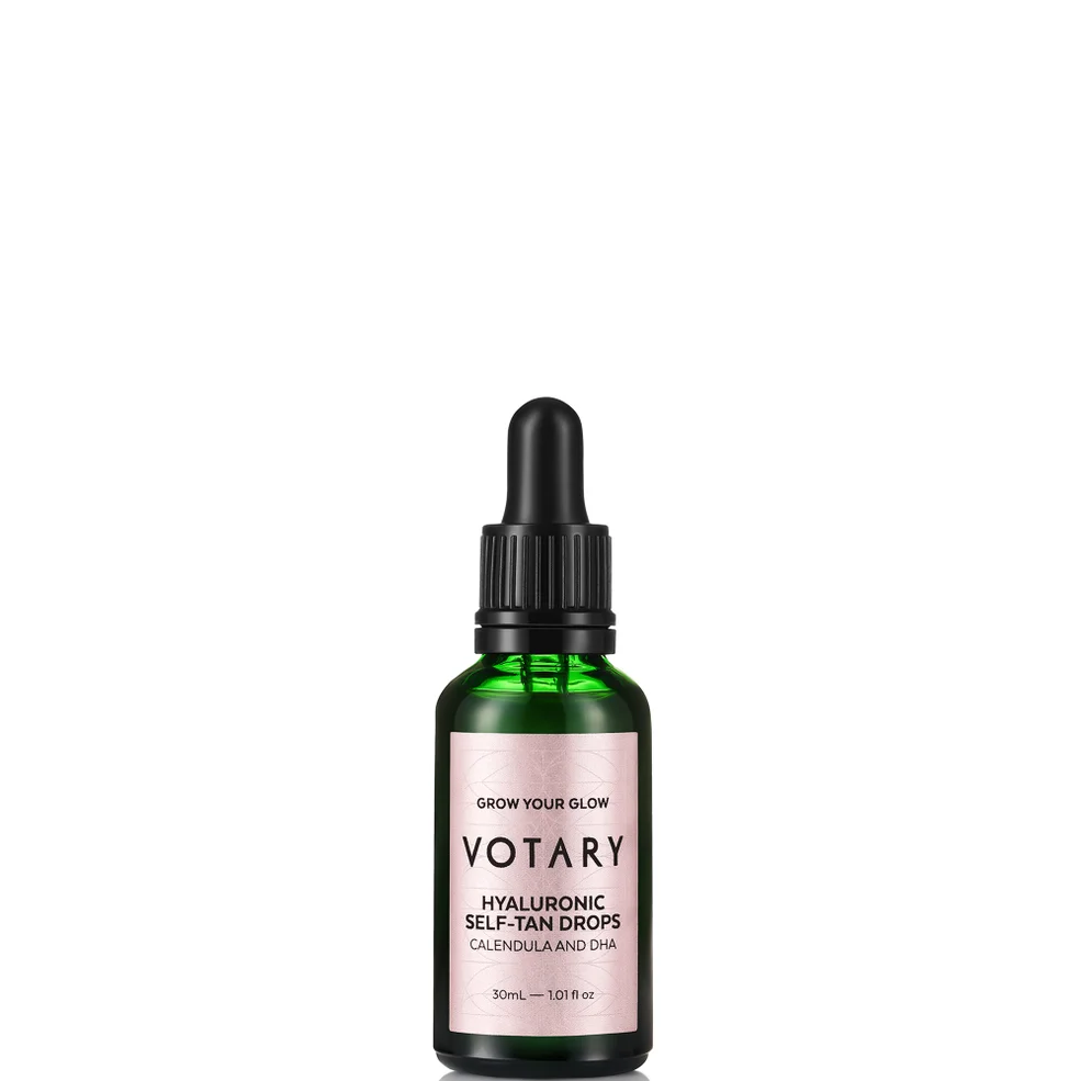 Votary Hyaluronic Self-Tan Drops with Calendula and DHA 30ml Image 1